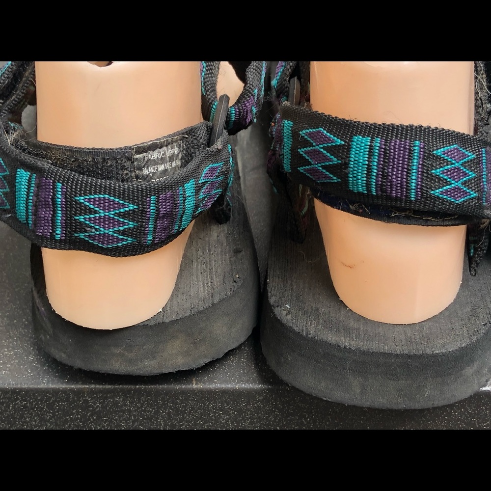 Dockmates Women’s Black/Teal Sport Sandals Size 8 - Picture 7 of 11